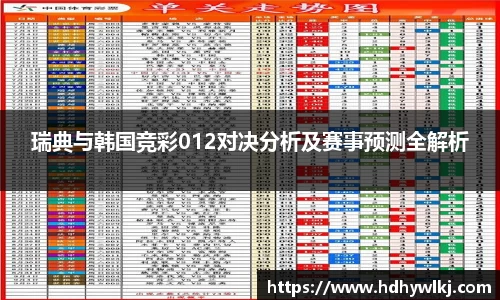 瑞典与韩国竞彩012对决分析及赛事预测全解析